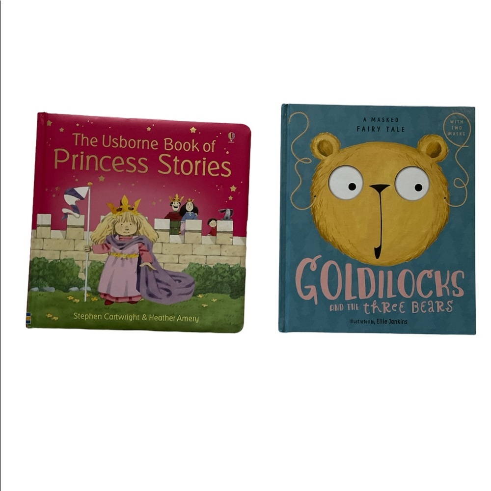 Bundle of 2 Children Story Books, Princess Stories, Goldilocks & the Three Bears